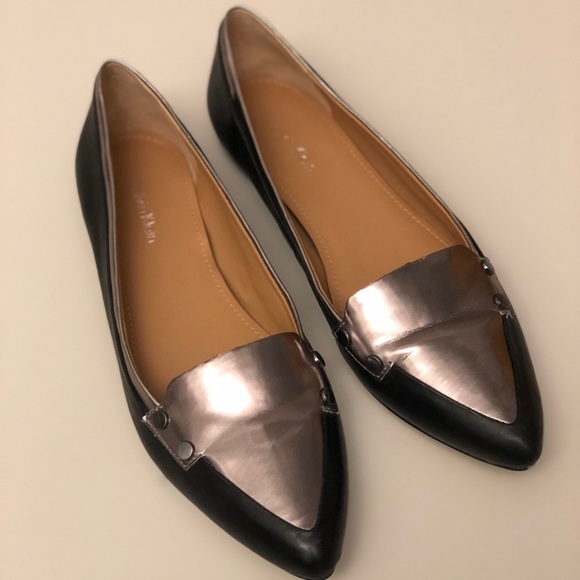 calvin klein pointed toe flats